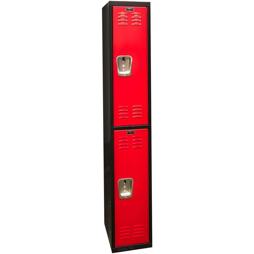 Lockers; Locker Style: Horizontal ; Locker Configuration: 1-Wide ; Assembled: No ; Shelf Capacity: 0 ; Handle Type: Recessed ; Locker Material: Steel
