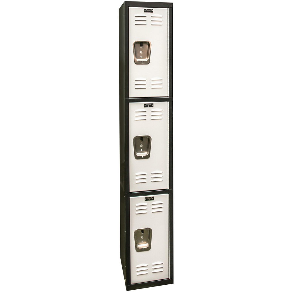 Lockers; Locker Style: Horizontal ; Locker Configuration: 1-Wide ; Assembled: No ; Shelf Capacity: 0 ; Handle Type: Recessed ; Locker Material: Steel