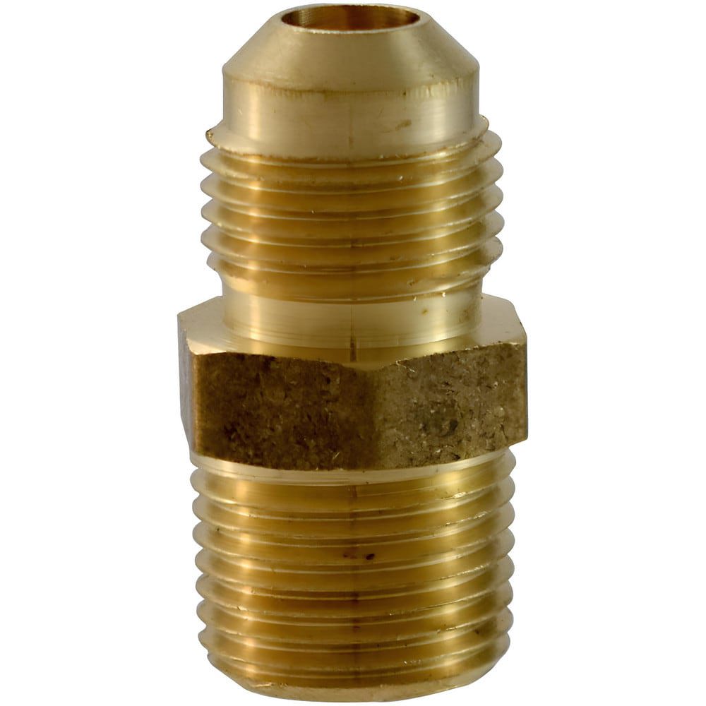 Brass Flared Tube Connector: 1/4