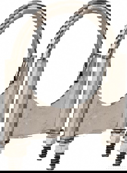 Round U-Bolt: Clamping Mount, 3/8-16 UNC, 1-1/2