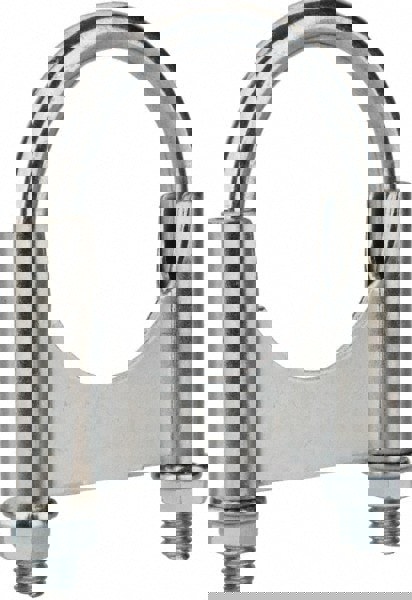 Round U-Bolt: Clamping Mount, 3/8-16 UNC, 1-1/2