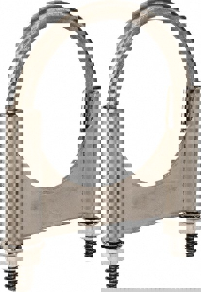 Round U-Bolt: Clamping Mount, 3/8-16 UNC, 1-1/2