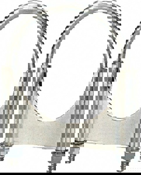 Round U-Bolt: Clamping Mount, 3/8-16 UNC, 1-1/2