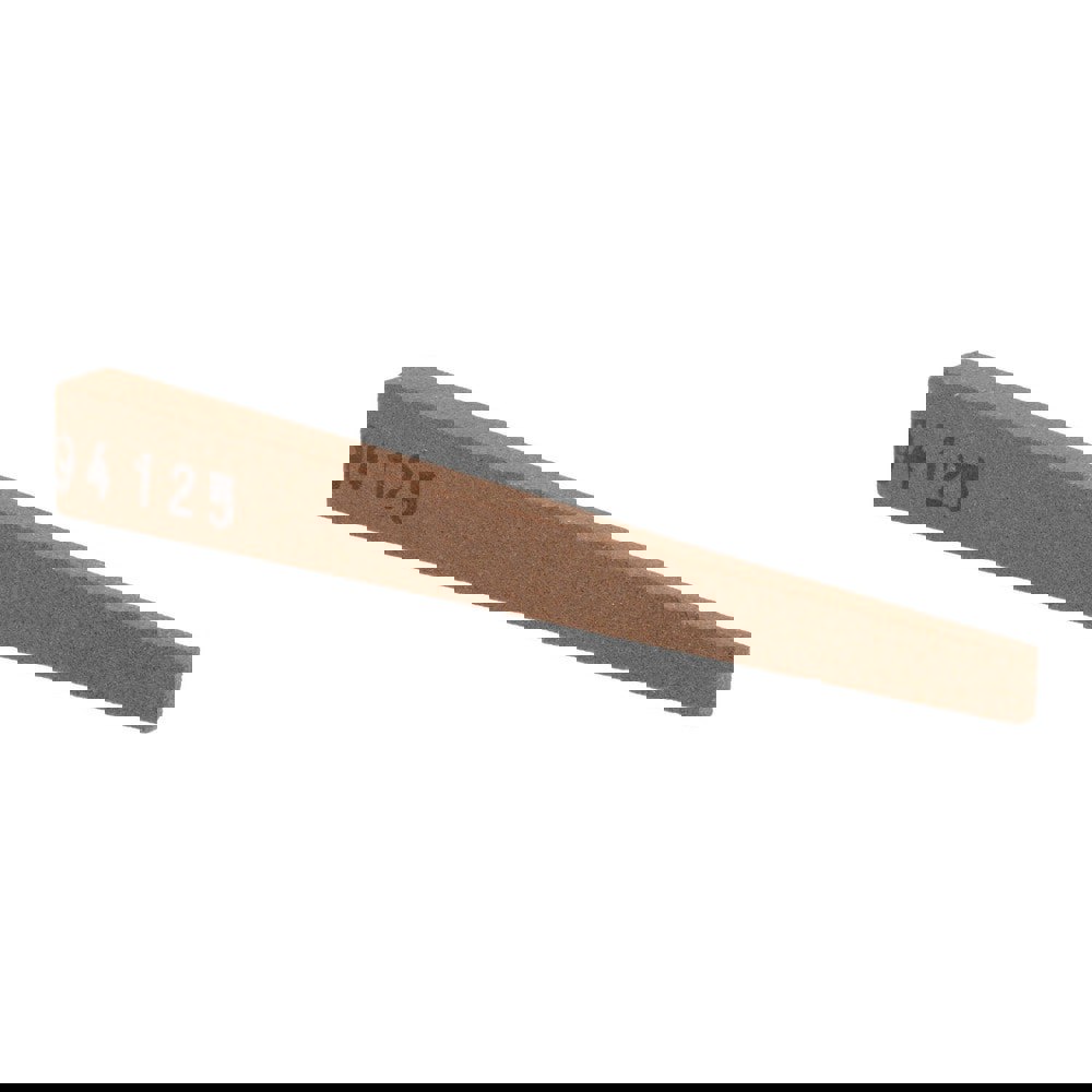 Sharpening Stone: 1/4'' Wide, Flat Tapered, Aluminum Oxide