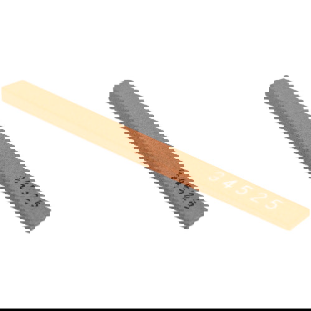 Sharpening Stone: 5/16'' Wide, Flat Tapered, Aluminum Oxide