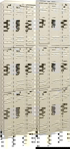 3-Wide Locker: 12