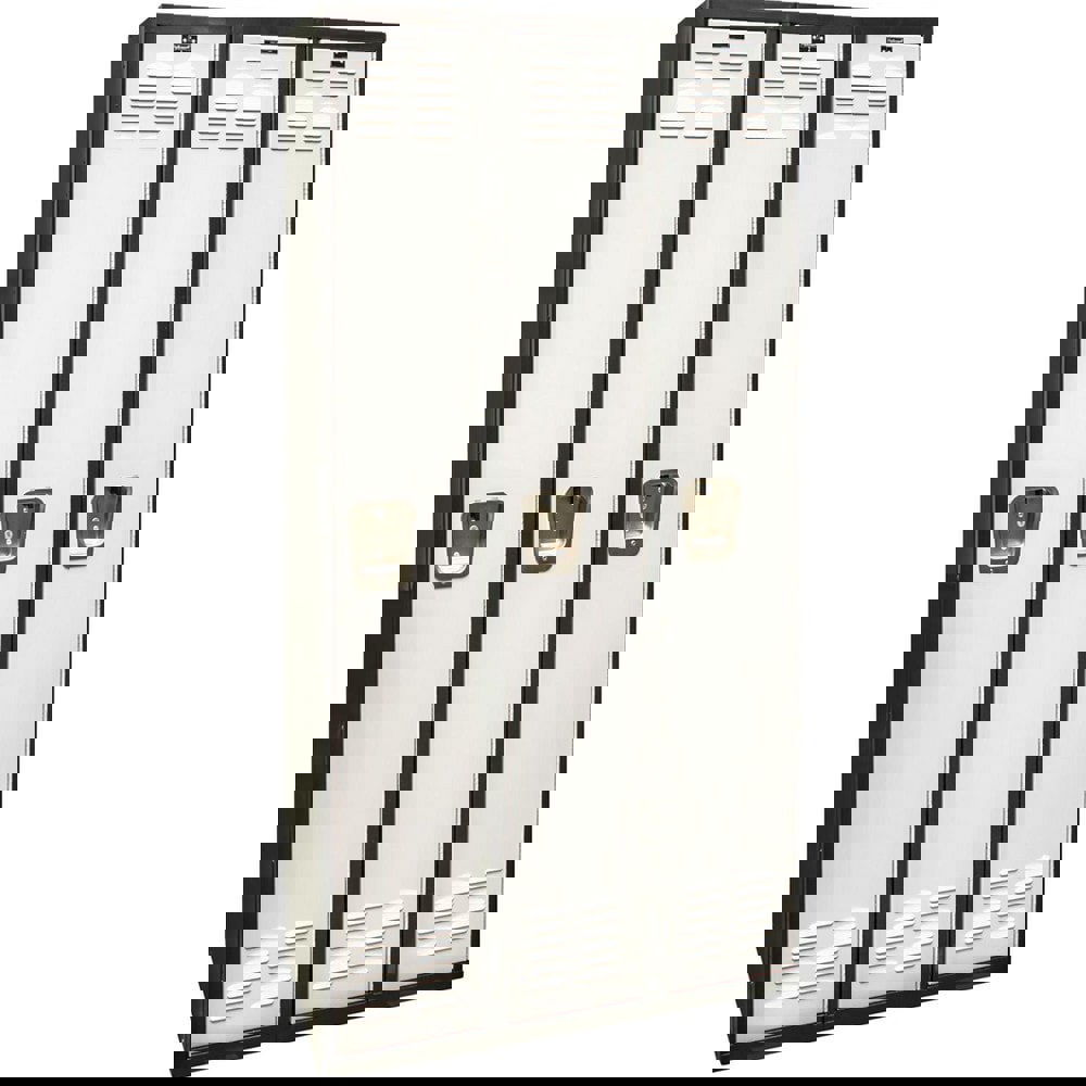 Lockers; Locker Style: Horizontal ; Locker Configuration: 3-Wide ; Assembled: No ; Shelf Capacity: 20 ; Handle Type: Recessed ; Locker Material: Steel