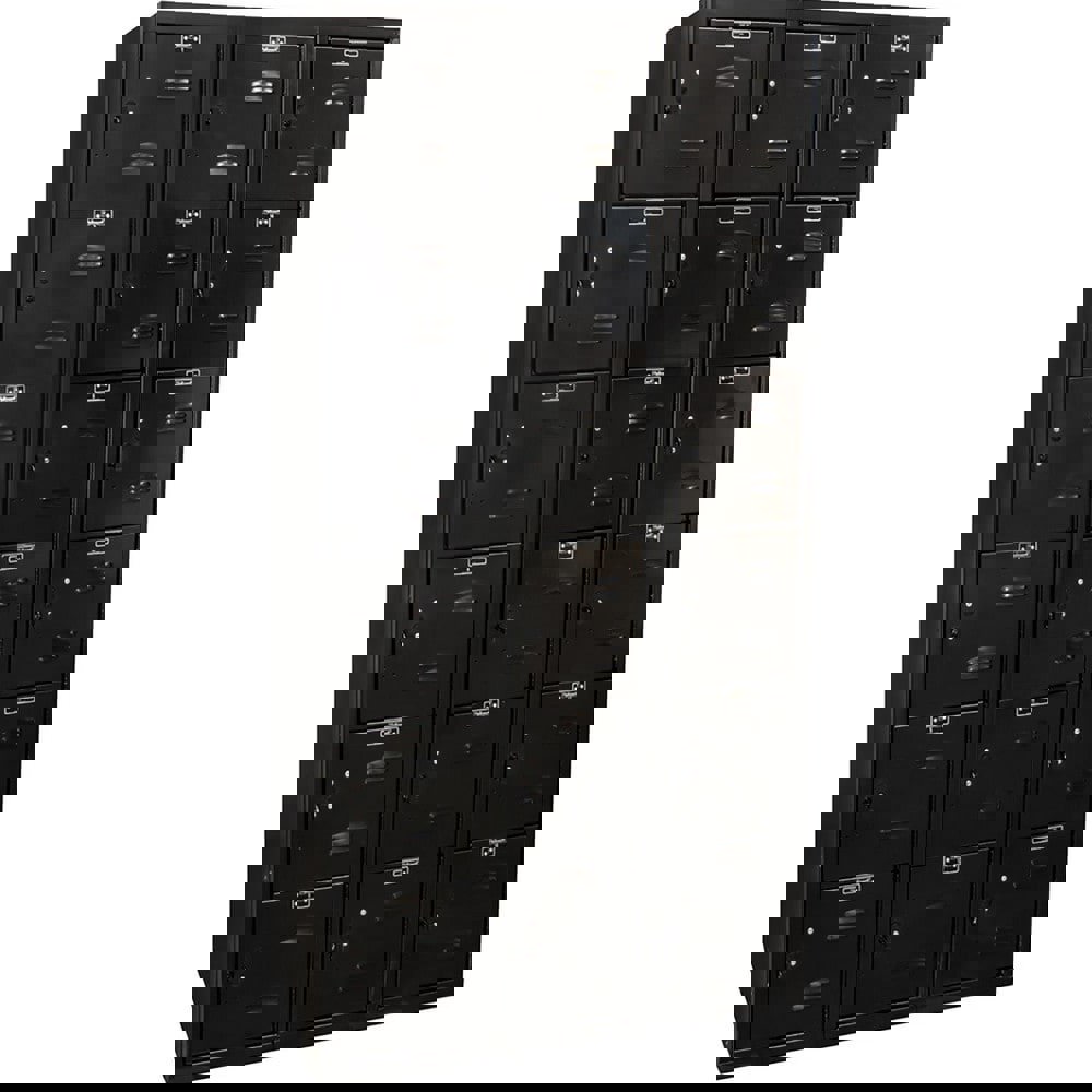 Lockers; Locker Style: Horizontal ; Locker Configuration: 3-Wide ; Assembled: Yes ; Shelf Capacity: 0 ; Handle Type: Pull ; Locker Material: Steel