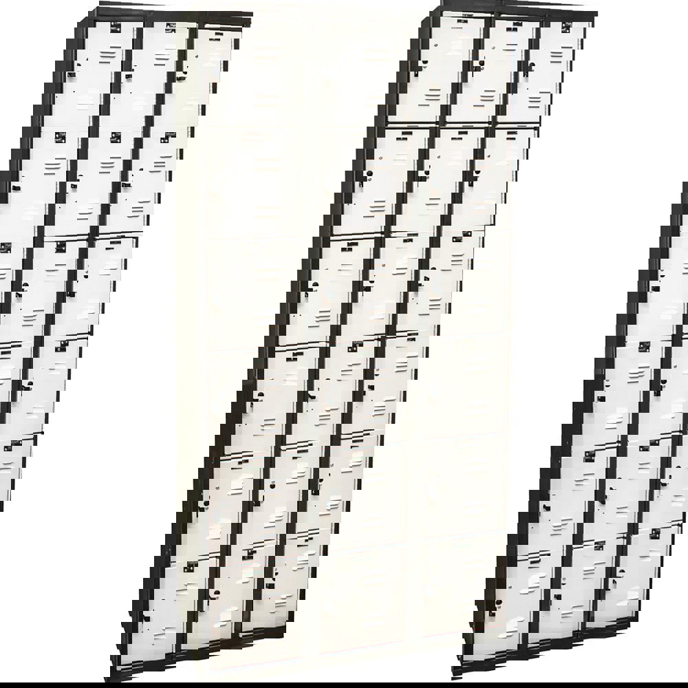 Lockers; Locker Style: Horizontal ; Locker Configuration: 3-Wide ; Assembled: No ; Shelf Capacity: 0 ; Handle Type: Pull ; Locker Material: Steel