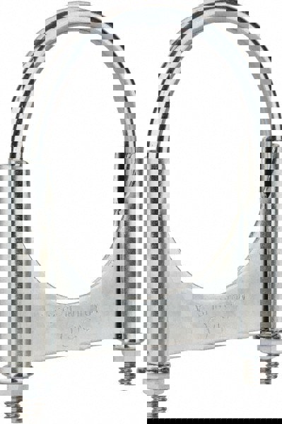 Round U-Bolt: Clamping Mount, 3/8-16 UNC, 1-1/2