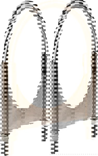 Round U-Bolt: Clamping Mount, 3/8-16 UNC, 1-1/2