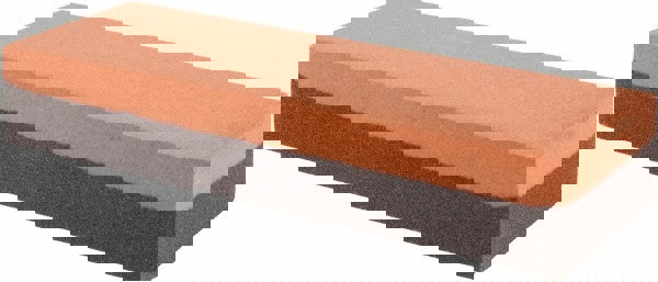 Sharpening Stone: 1'' Thick, Rectangle, Aluminum Oxide