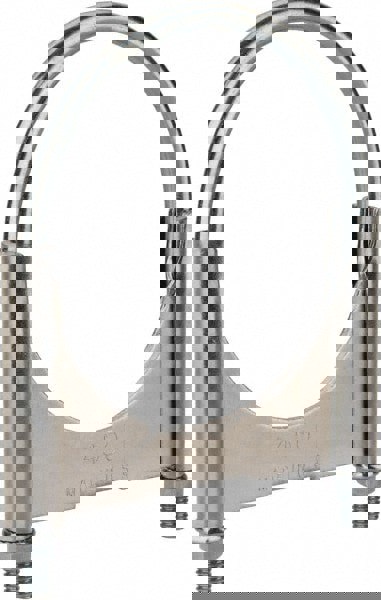 Round U-Bolt: Clamping Mount, 3/8-16 UNC, 1-1/2