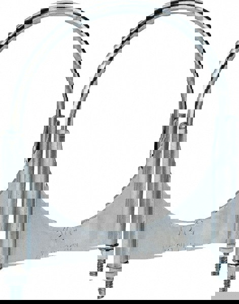 Round U-Bolt: Clamping Mount, 3/8-16 UNC, 1-1/2