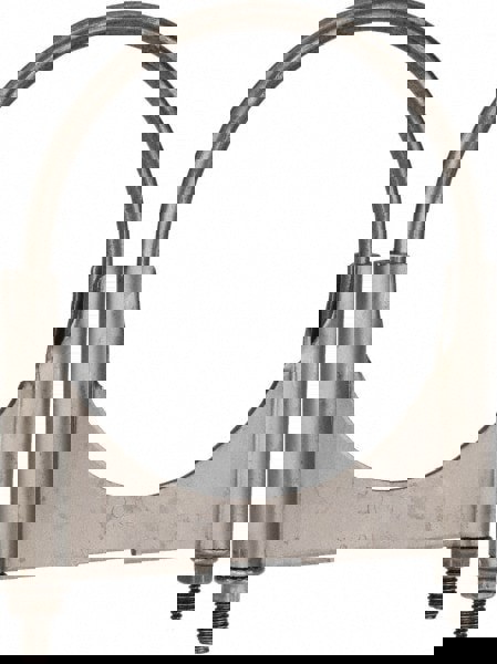 Round U-Bolt: Clamping Mount, 3/8-16 UNC, 1-1/2