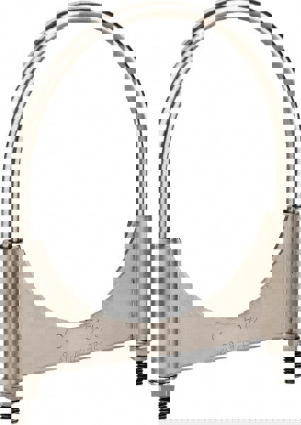 Round U-Bolt: Clamping Mount, 3/8-16 UNC, 1-1/2