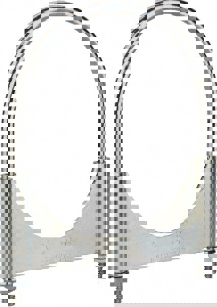 Round U-Bolt: Clamping Mount, 3/8-16 UNC, 1-1/2