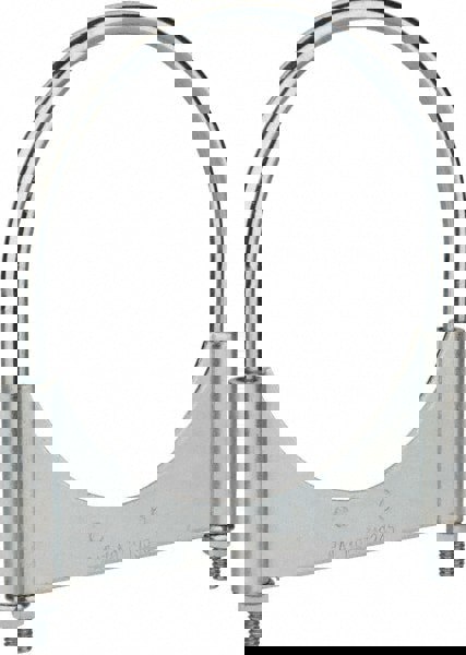 Round U-Bolt: Clamping Mount, 3/8-16 UNC, 1-1/2