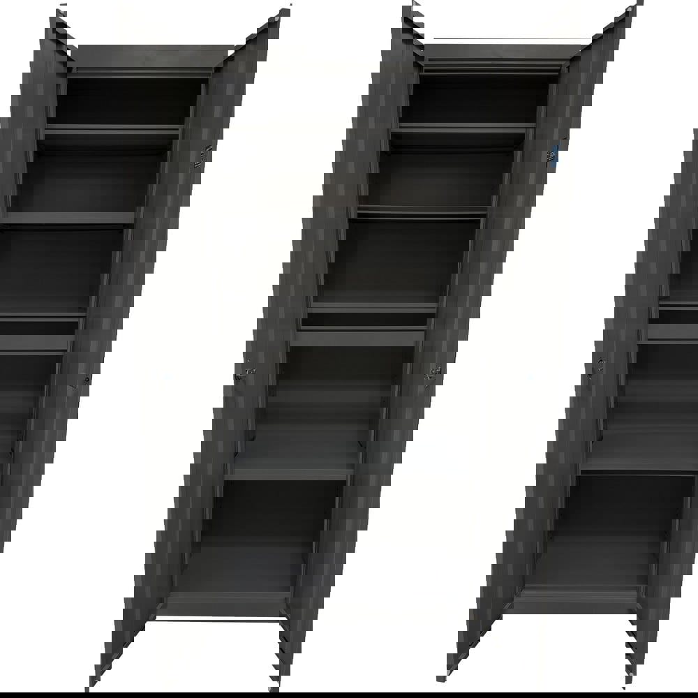 Storage Cabinets; Cabinet Type: Steel Storage Cabinet ; Cabinet Material: Steel ; Width (Inch): 24 ; Depth (Inch): 18 ; Cabinet Door Style: Flush ; Height (Inch): 72