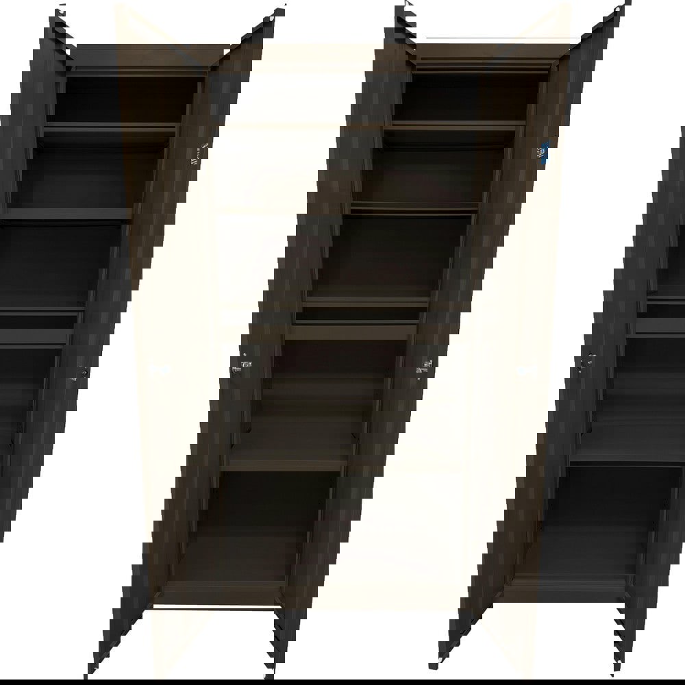 Storage Cabinets; Cabinet Type: Steel Storage Cabinet ; Cabinet Material: Steel ; Width (Inch): 24 ; Depth (Inch): 18 ; Cabinet Door Style: Flush ; Height (Inch): 72