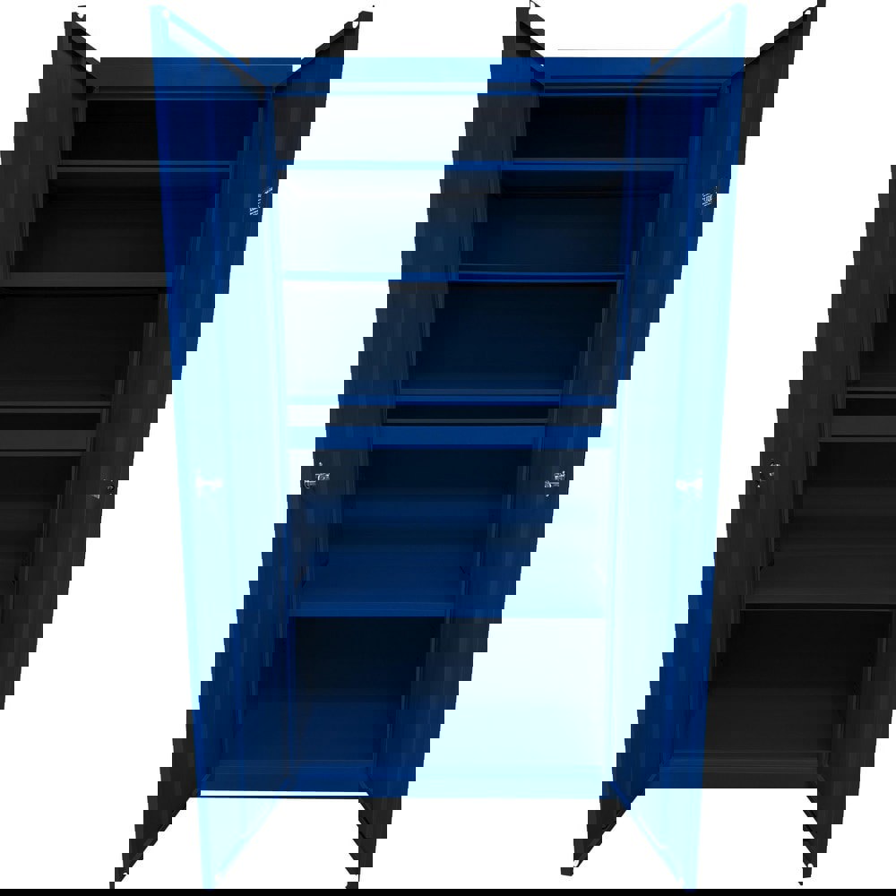 Storage Cabinets; Cabinet Type: Steel Storage Cabinet ; Cabinet Material: Steel ; Width (Inch): 24 ; Depth (Inch): 18 ; Cabinet Door Style: Flush ; Height (Inch): 72