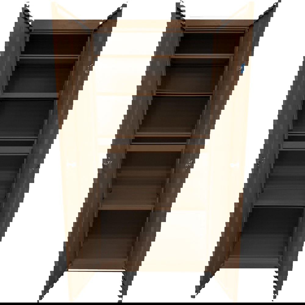 Storage Cabinets; Cabinet Type: Steel Storage Cabinet ; Cabinet Material: Steel ; Width (Inch): 30 ; Depth (Inch): 18 ; Cabinet Door Style: Flush ; Height (Inch): 72