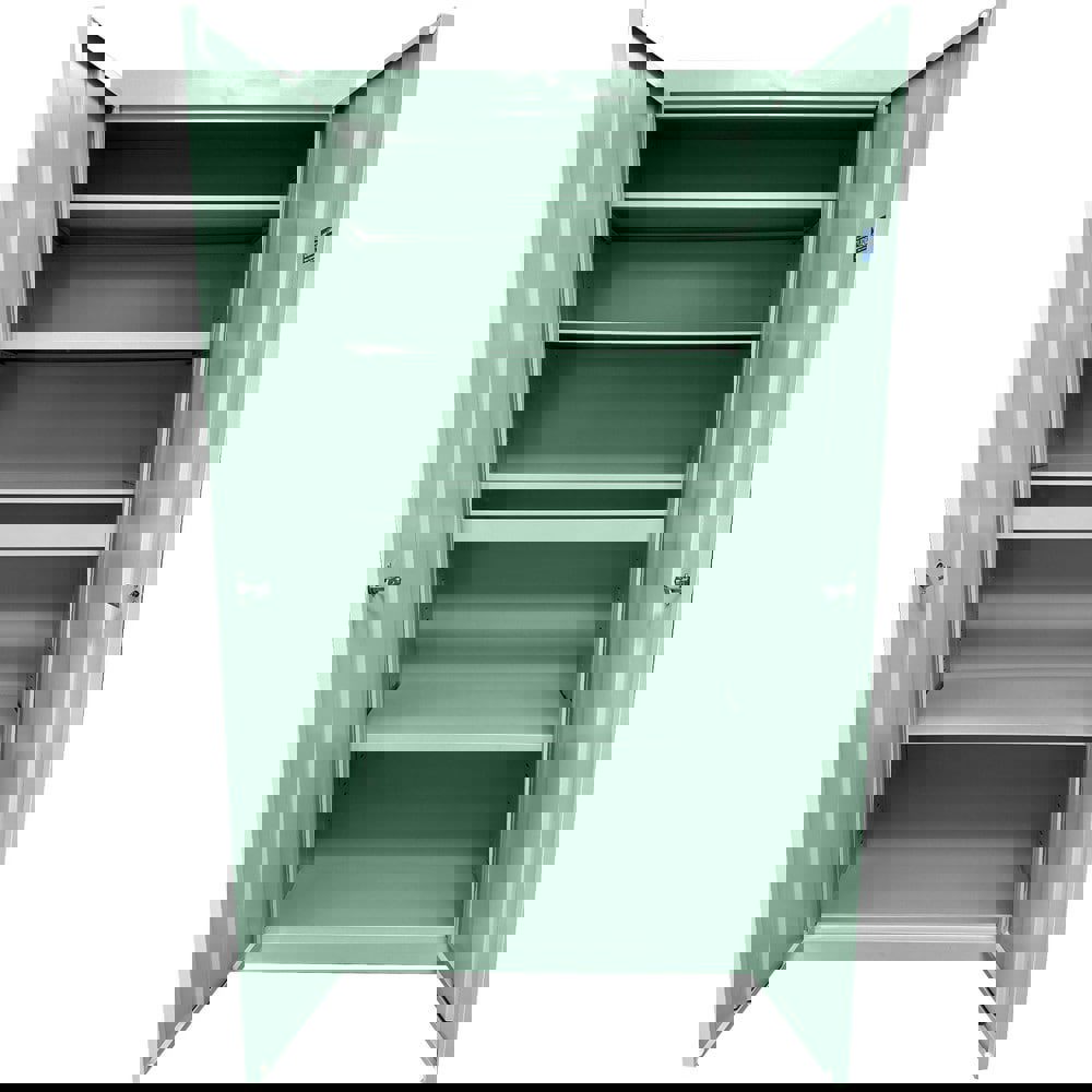 Storage Cabinets; Cabinet Type: Steel Storage Cabinet ; Cabinet Material: Steel ; Width (Inch): 36 ; Depth (Inch): 24 ; Cabinet Door Style: Flush ; Height (Inch): 78