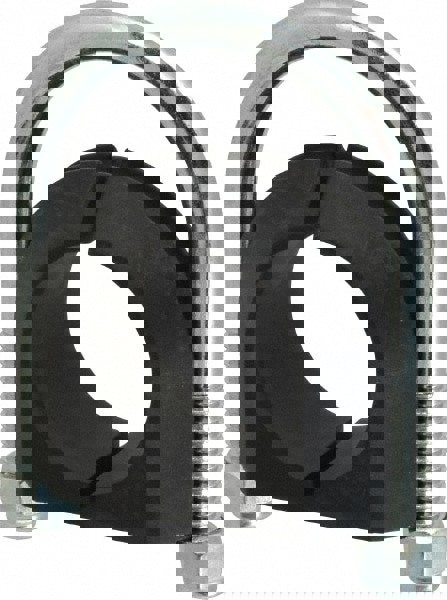 U-Bolt Clamp with Cushion: 1-1/4
