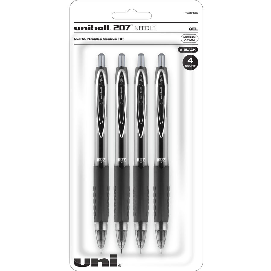 PEN,UNIBALL,207,4/PK,BK