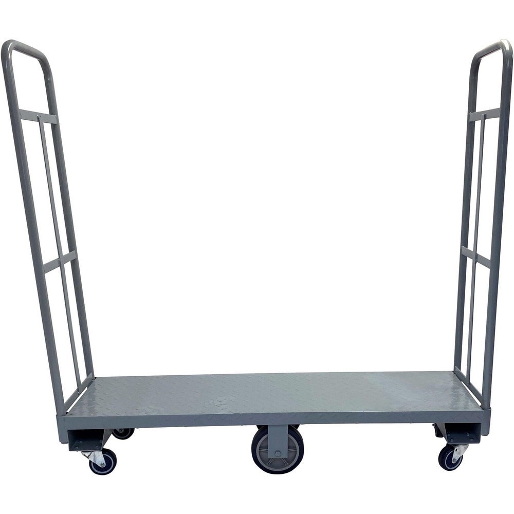 Bar, Panel & Platform Trucks; Truck Type: U-Boat ; Load Capacity: 2000 lb ; Platform Profile: Flushed ; Platform Style: Solid ; Height (Inch): 61-39/64 ; Deck Surface: Diamond Tread