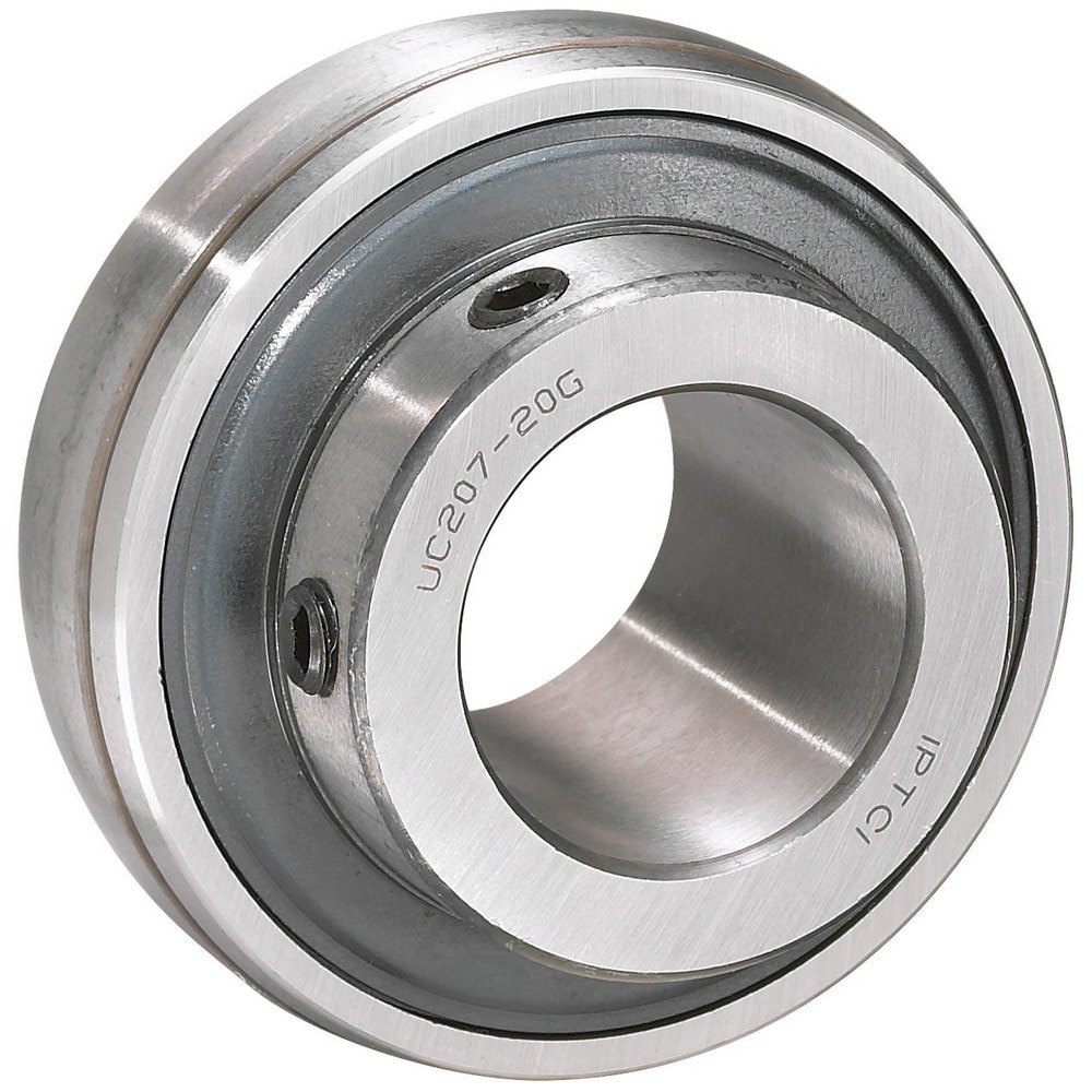 Insert Bearings; Bearing Type: Ball ; Outside Diameter: 62mm ; Cage Material: Steel ; Bore Type: Round ; Bearing Bore Diameter: 1.125in ; Race Width: 0.7480in (Decimal Inch)