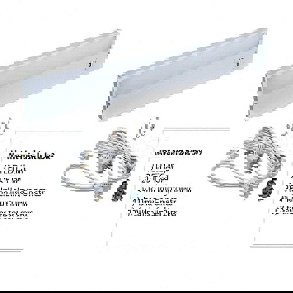Undercabinet Light Fixtures; Lamp Type: Integrated LED; LED ; Number of Lamps: 1 ; Overall Length (Feet): 32 in; 32.00 ; Overall Width: 4 ; Lumens: 770/825/825 ; Wattage: 13.000; 13