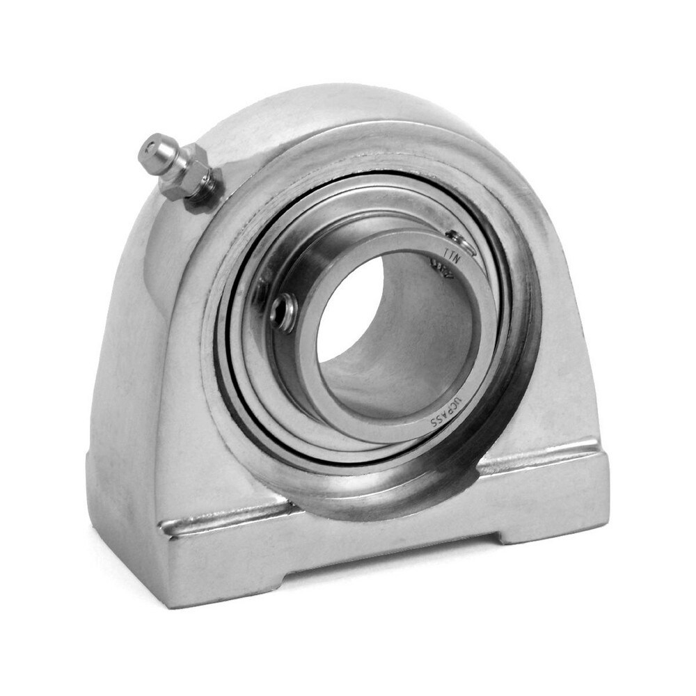 Mounted Bearings & Pillow Blocks; Bearing Insert Type: Wide Inner Ring ; Bolt Hole (Center-to-center): 82.6mm ; Housing Material: Stainless Steel ; Lock Type: Set Screw ; Static Load Capacity: 2800.00 ; Number Of Bolts: 2
