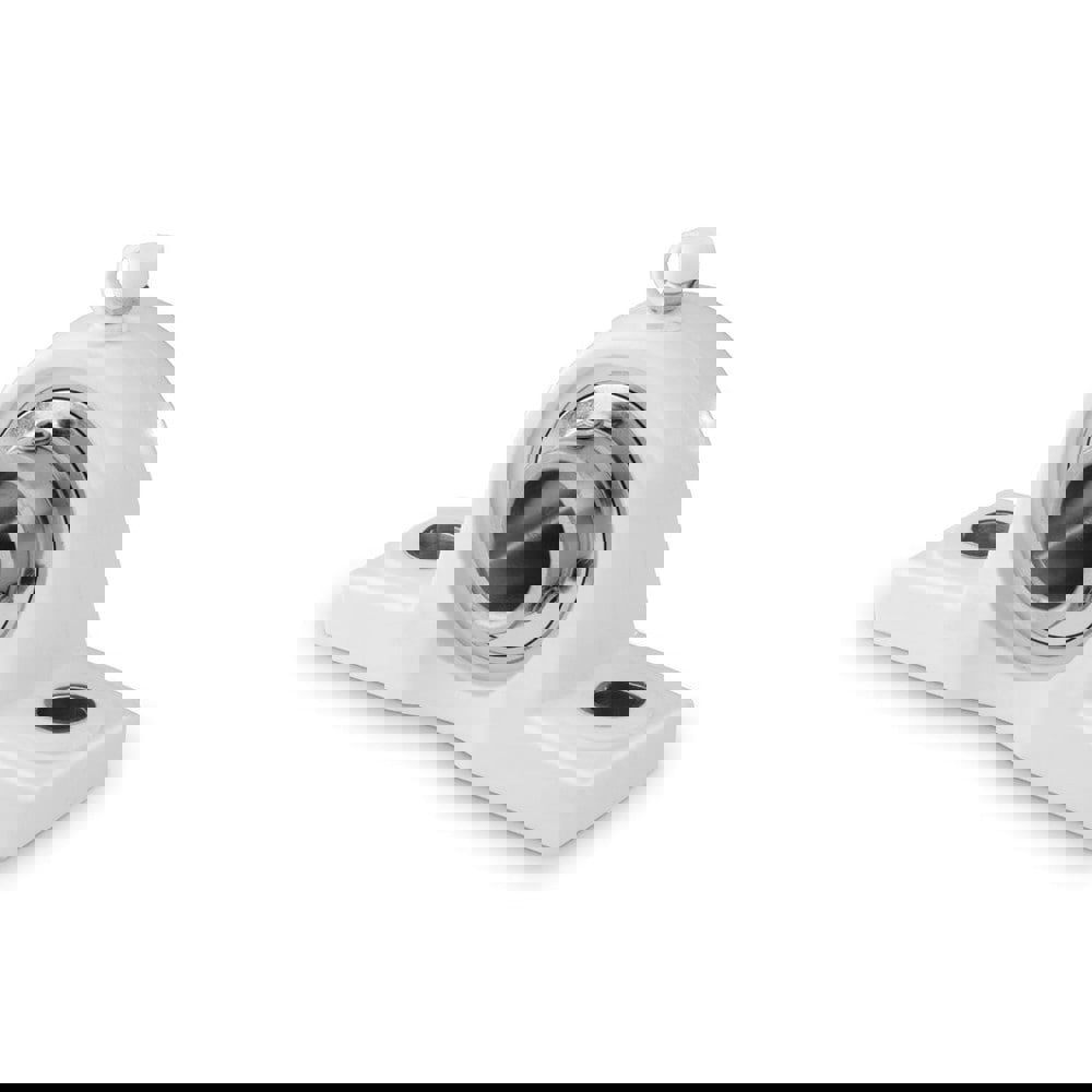 Mounted Bearings & Pillow Blocks; Bearing Insert Type: Wide Inner Ring ; Bolt Hole (Center-to-center): 127mm ; Housing Material: Thermoplastic ; Lock Type: Set Screw ; Static Load Capacity: 2800.00 ; Number Of Bolts: 2