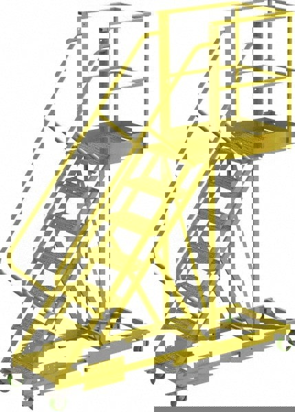Steel Rolling Ladder: 7 Step