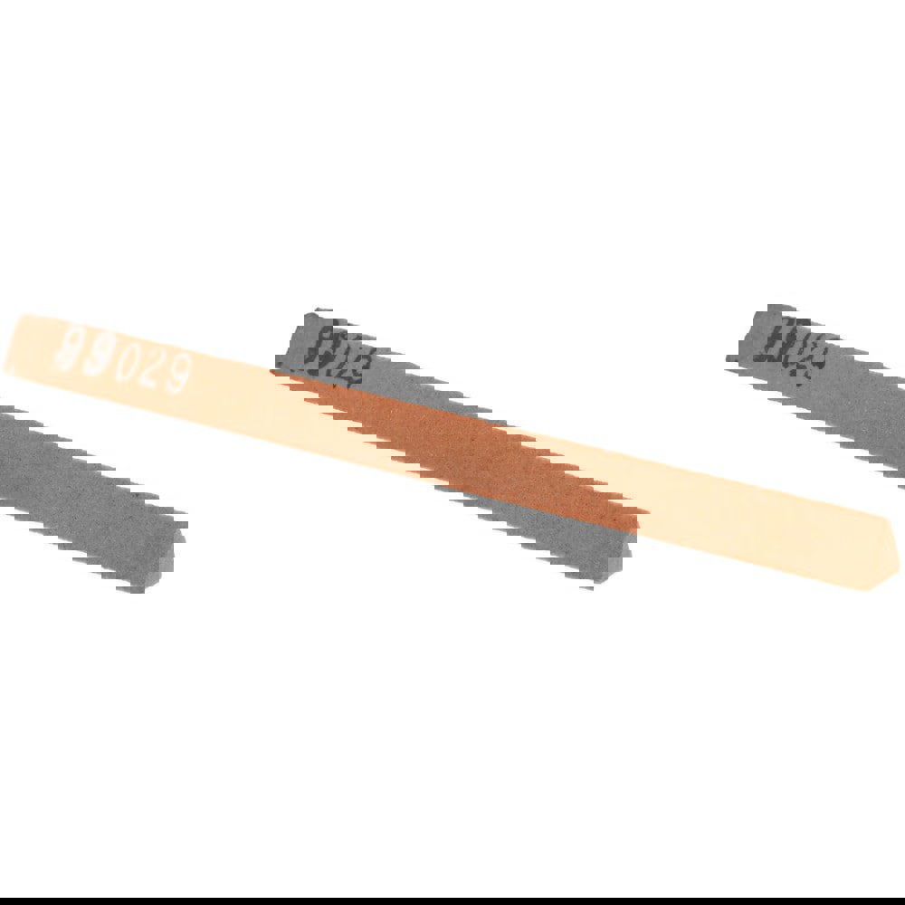 Sharpening Stone: 1/4'' Thick, Triangle, Aluminum Oxide