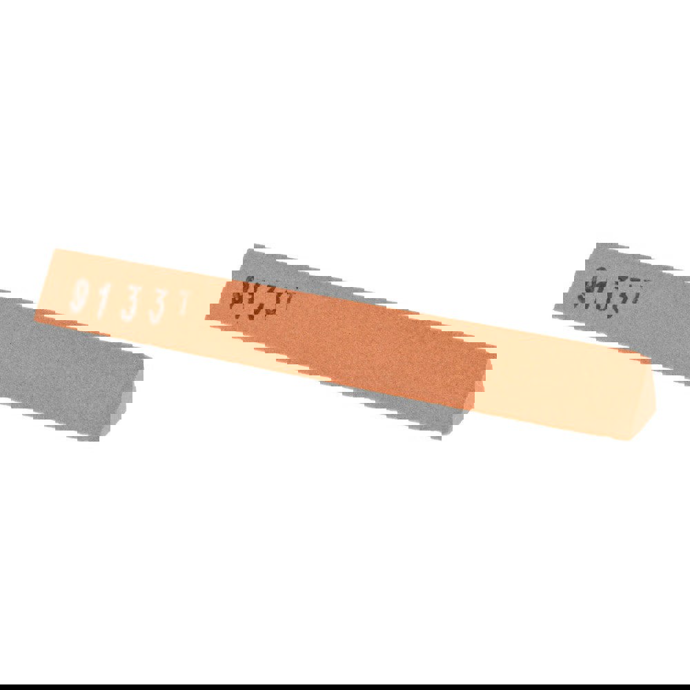 Sharpening Stone: 1/2'' Thick, Triangle, Aluminum Oxide