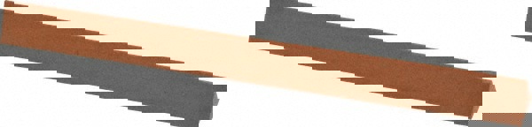 Sharpening Stone: 1/2'' Thick, Triangle, Aluminum Oxide