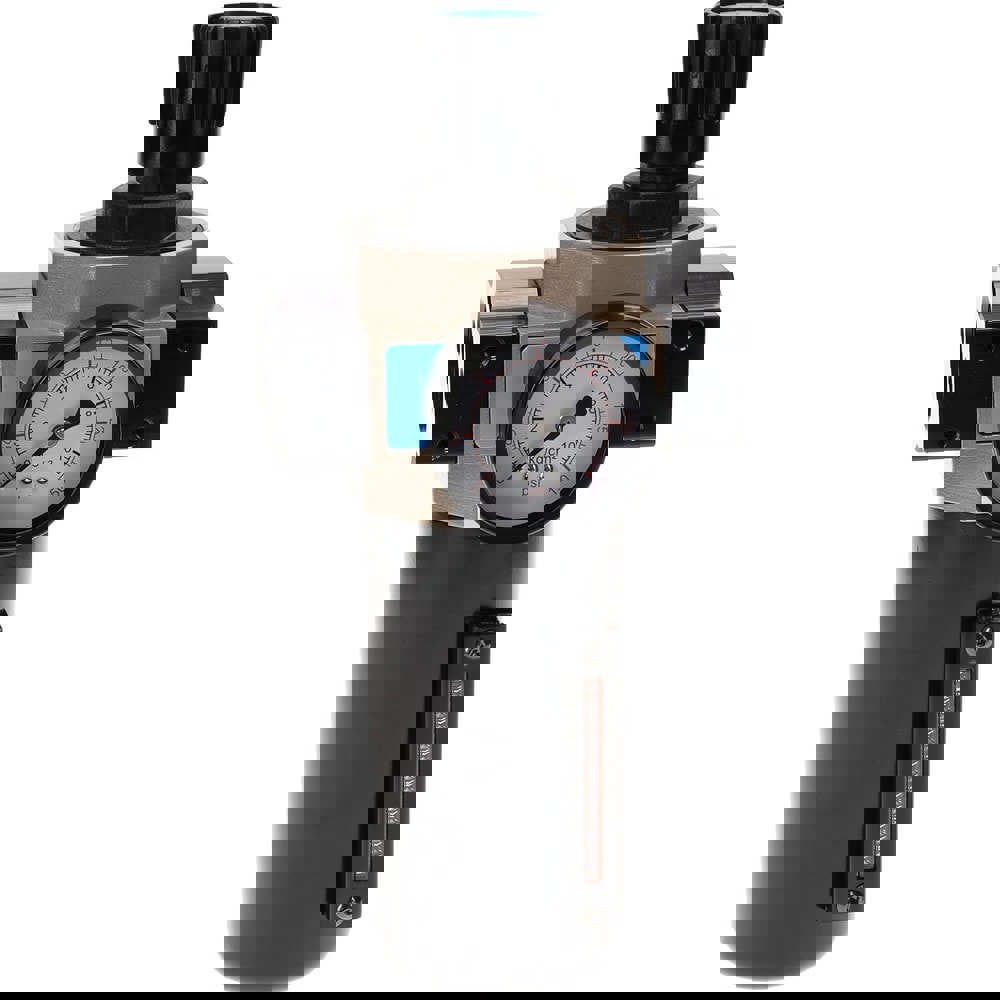 FRL Combination Unit: 1 NPT, Heavy-Duty