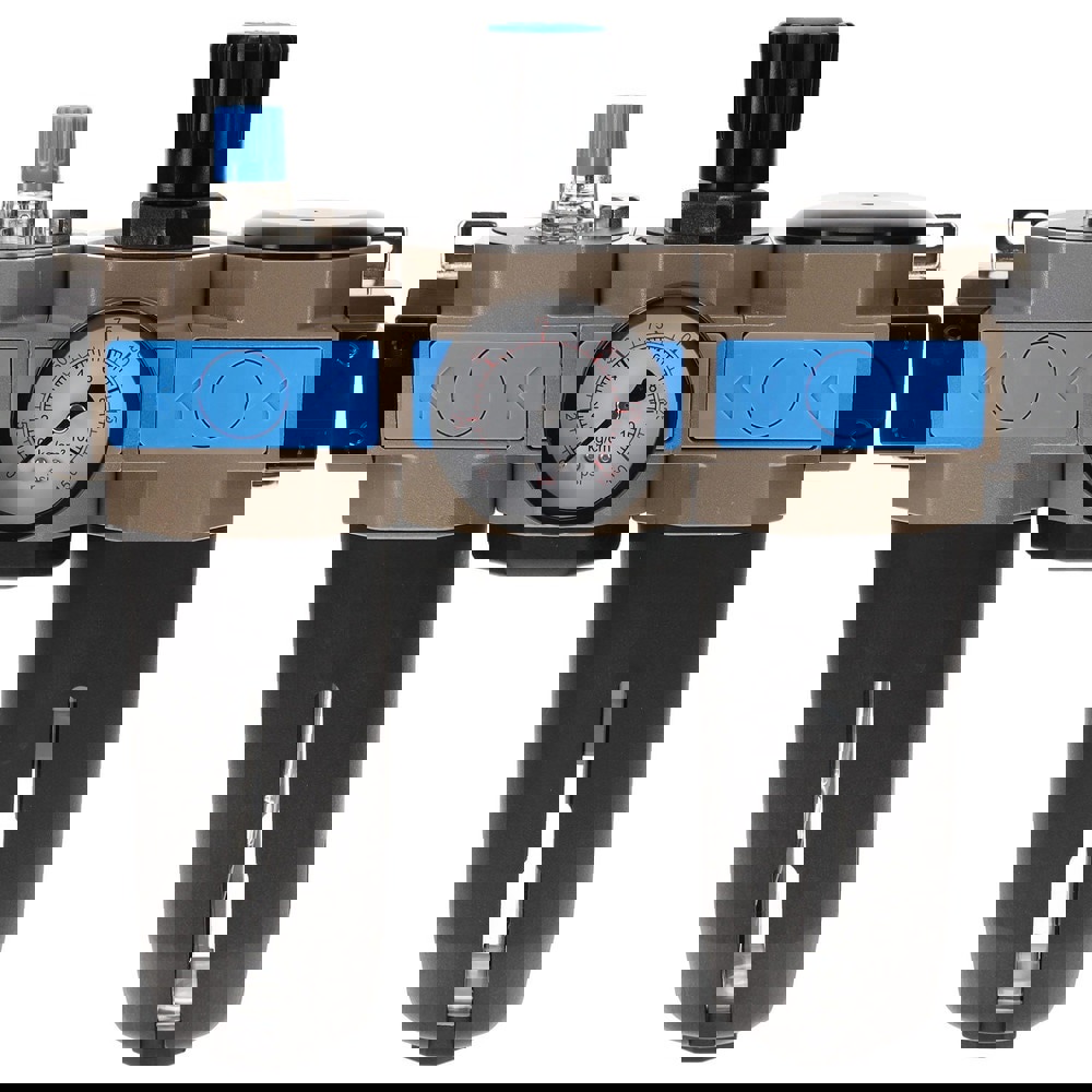 FRL Combination Unit: 3/4 NPT, Heavy-Dut