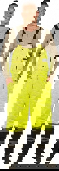 Bib Overalls: Size Large, Polyester