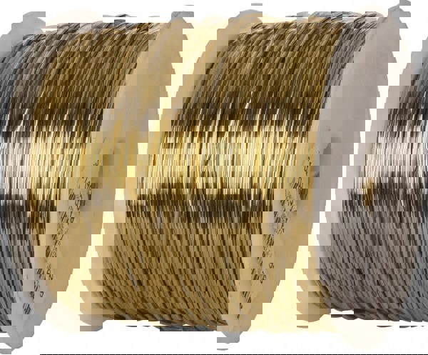 16 Gage, 0.0508 Inch Diameter x 665 Ft. Long, Soft Brass Wire