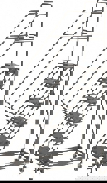 Steel Rolling Ladder: 6 Step