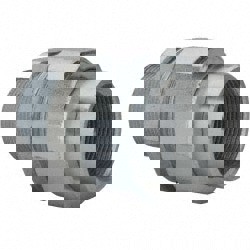 Conduit Male Union: For Rigid & Intermediate (IMC), Steel, 1-1/4