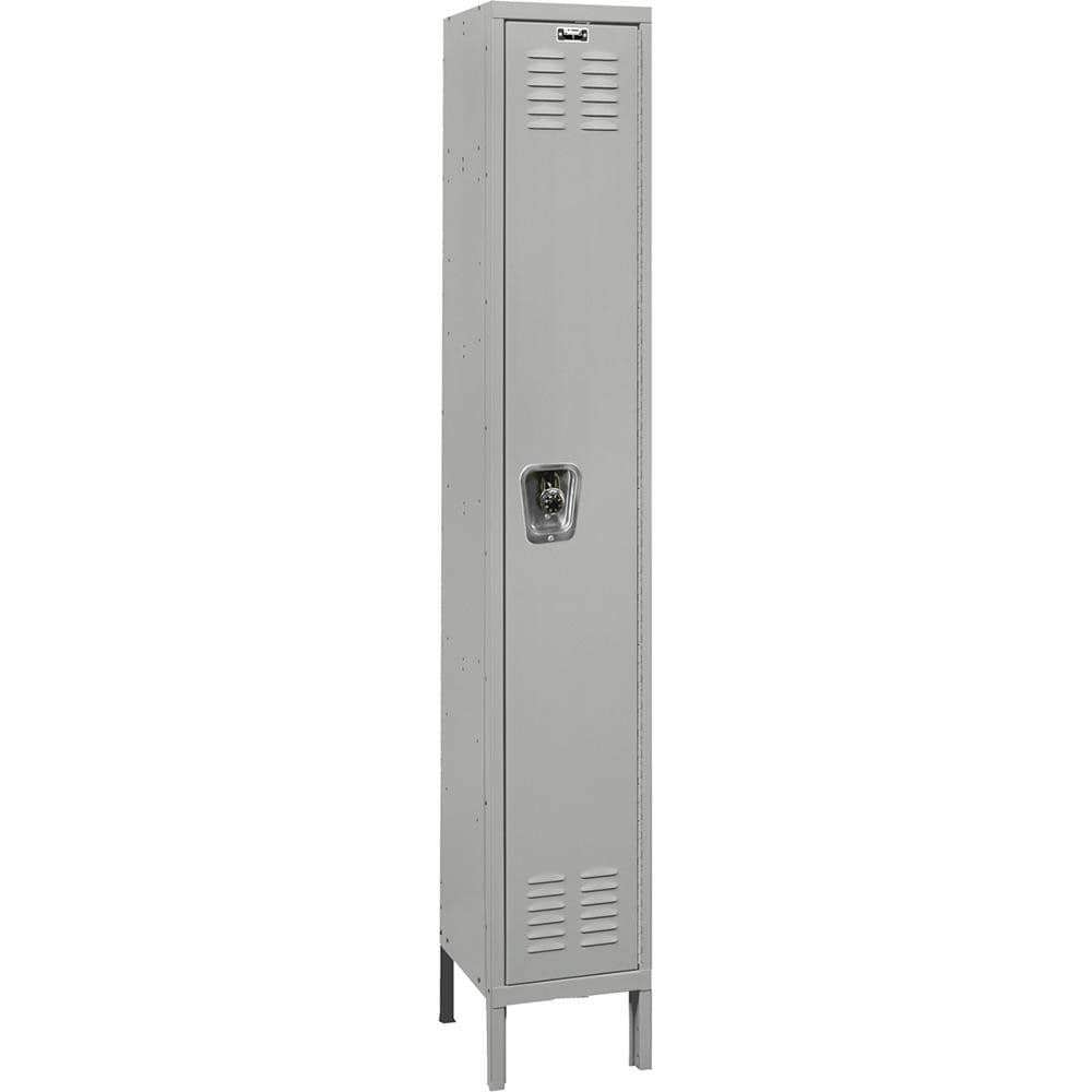 Lockers; Locker Style: Horizontal ; Locker Configuration: 1-Wide ; Assembled: Yes ; Shelf Capacity: 20 ; Handle Type: Recessed ; Locker Material: Steel