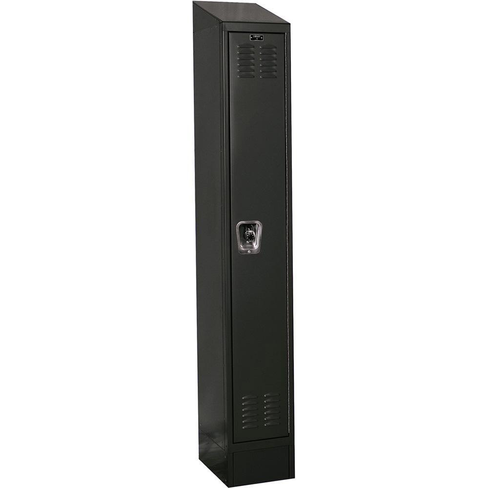 Lockers; Locker Style: Horizontal ; Locker Configuration: 1-Wide ; Assembled: Yes ; Shelf Capacity: 20 ; Handle Type: Recessed ; Locker Material: Steel