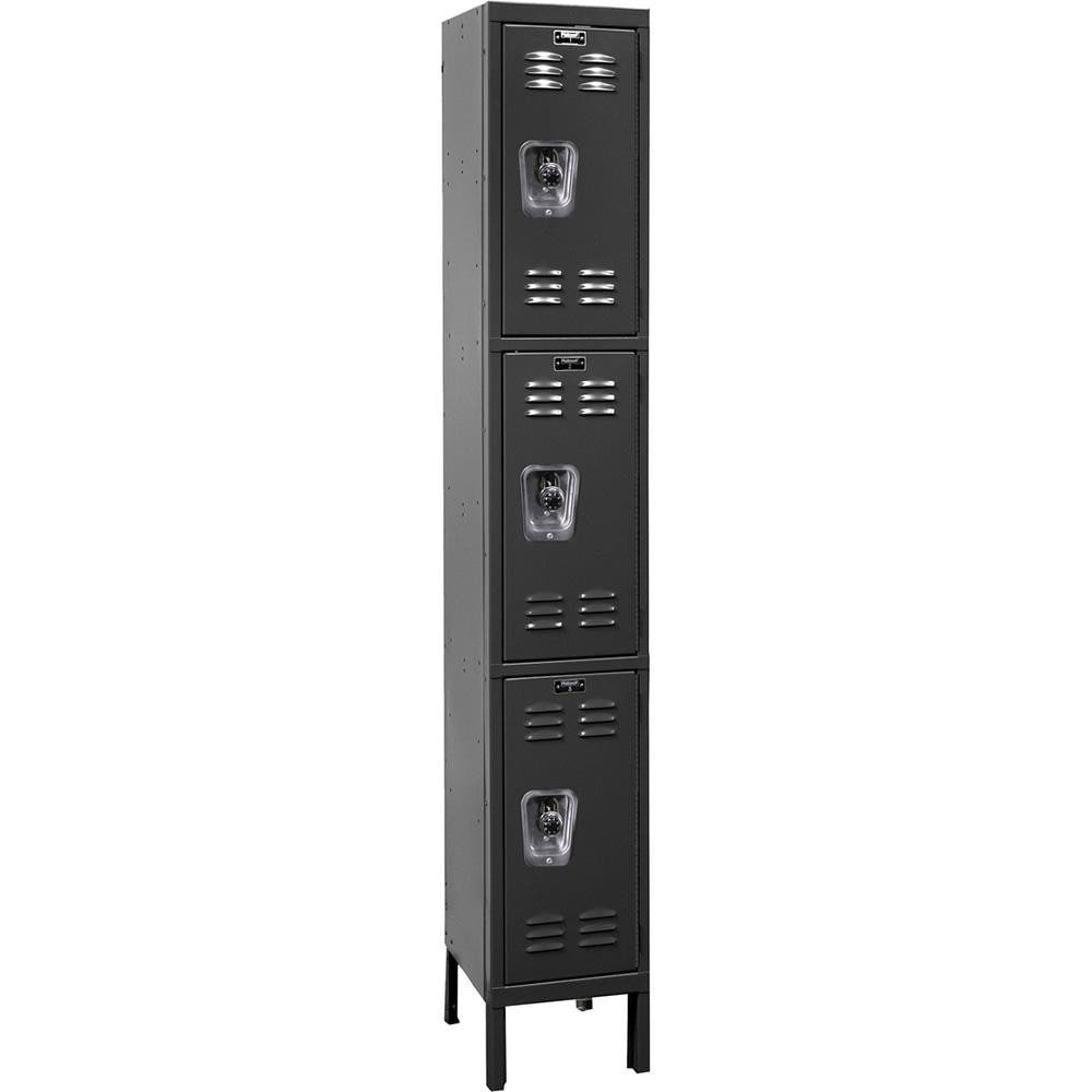 Lockers; Locker Style: Horizontal ; Locker Configuration: 1-Wide ; Assembled: Yes ; Shelf Capacity: 0 ; Handle Type: Recessed ; Locker Material: Steel