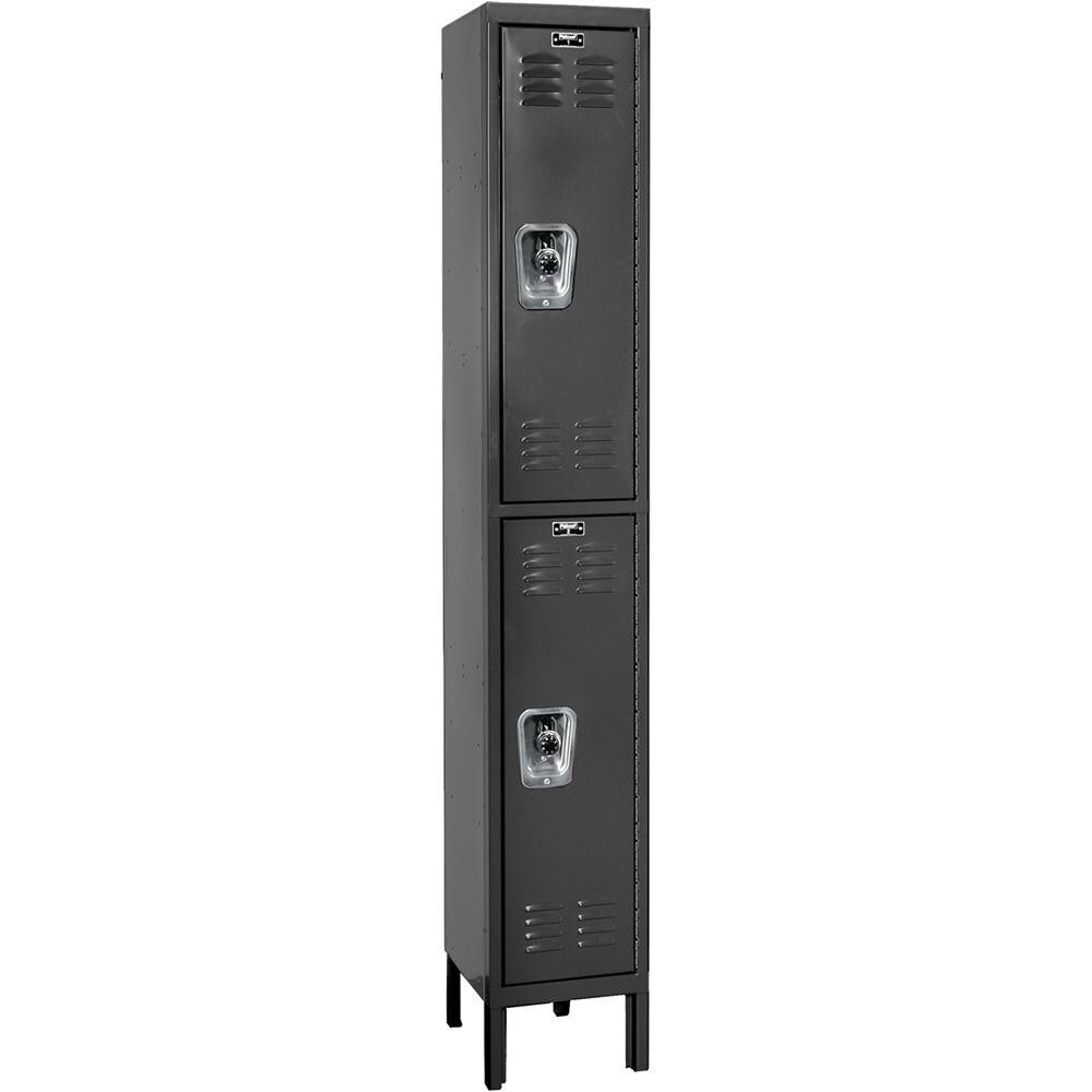 Lockers; Locker Style: Horizontal ; Locker Configuration: 1-Wide ; Assembled: Yes ; Shelf Capacity: 0 ; Handle Type: Recessed ; Locker Material: Steel