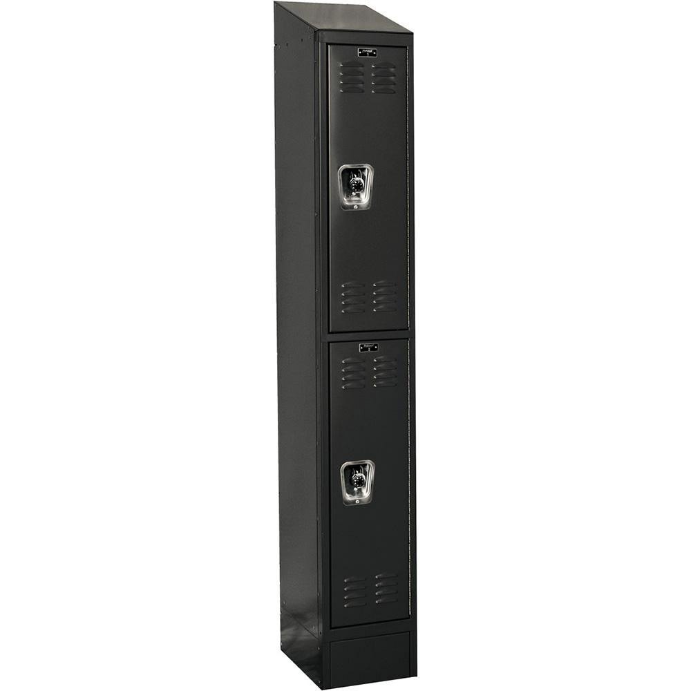 Lockers; Locker Style: Horizontal ; Locker Configuration: 1-Wide ; Assembled: Yes ; Shelf Capacity: 0 ; Handle Type: Recessed ; Locker Material: Steel