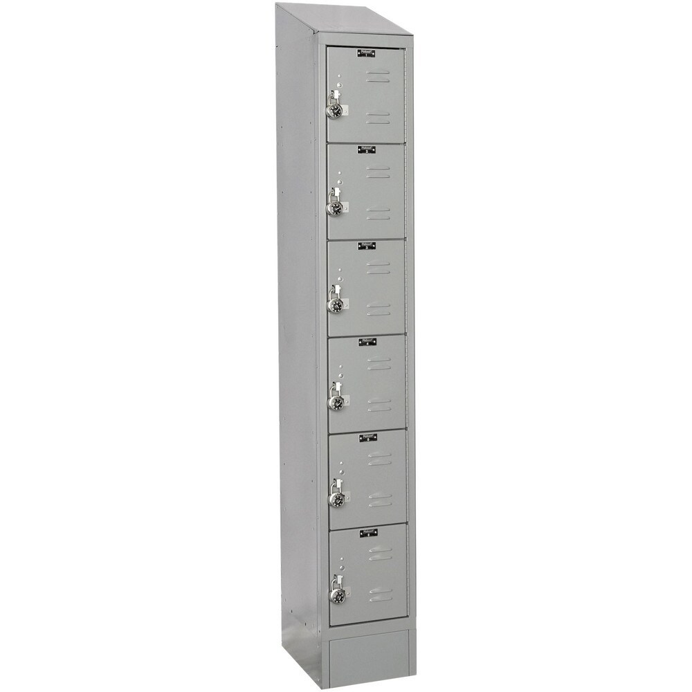 Lockers; Locker Style: Horizontal ; Locker Configuration: 1-Wide ; Assembled: Yes ; Shelf Capacity: 0 ; Handle Type: Pull ; Locker Material: Steel